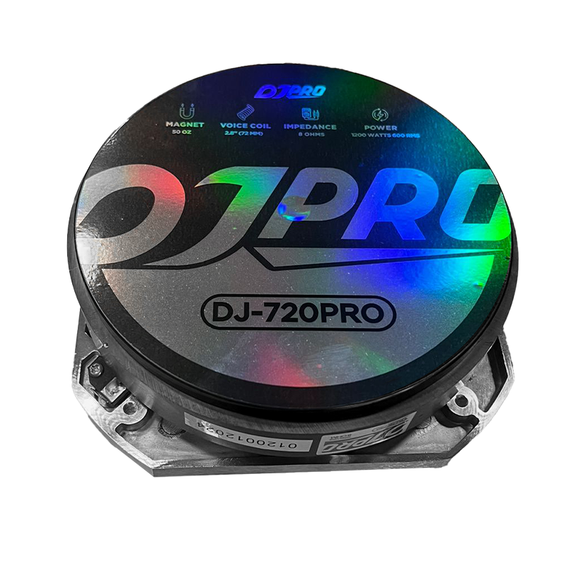 DjPro DJ-720 PRO - tweeter 2.83 pulgadas 600W RMS 8 ohms, vista frontal