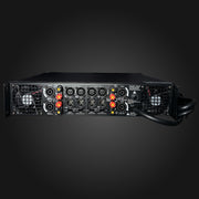DjPro DJ-8.2 - amplificador 4 canales 300W RMS por canal, panel trasero de conexiones