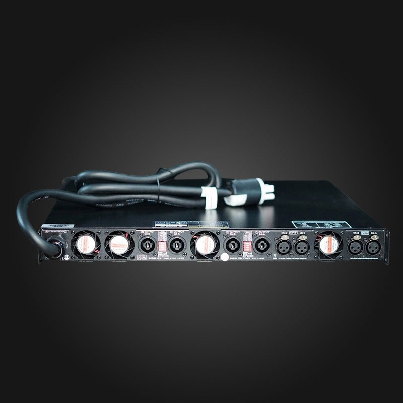DjPro AD430 - amplificador 4 canales clase D 3.000W RMS por canal, panel trasero de conexiones
