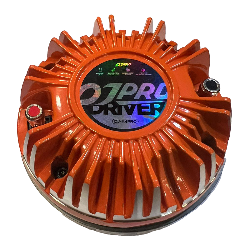 DjPro DJ-X4PRO - driver 1.75 pulgadas 400W RMS 8 ohms, vista frontal